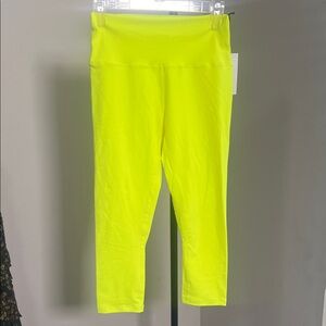 ZYIA Neon Yellow Women's Leggings